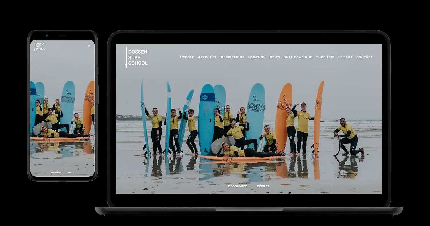 Illustration du projet Dossen Surf School